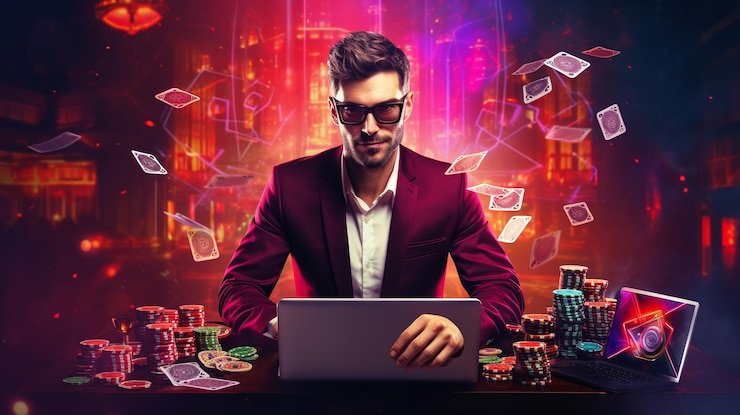 Educational infographic explaining random generation in slot entertainment